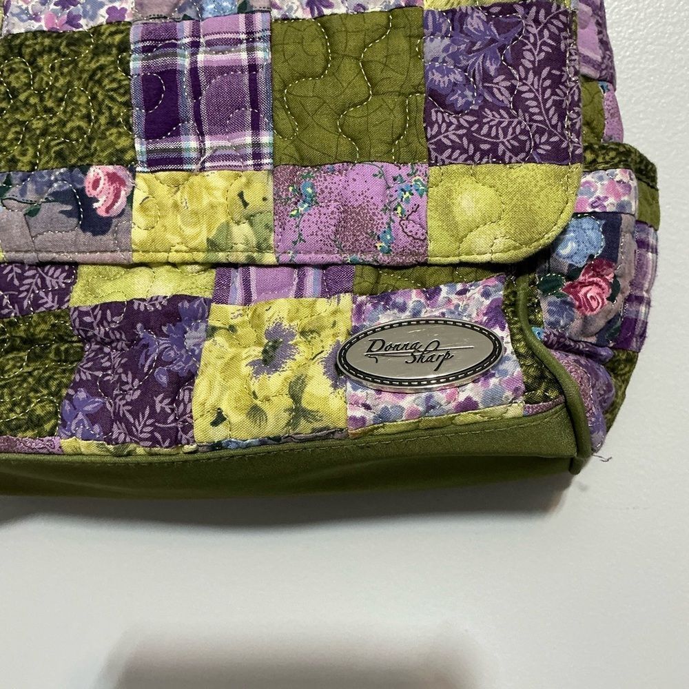 Donna Sharp Multicolor Patchwork Crossbody Purse - image 3